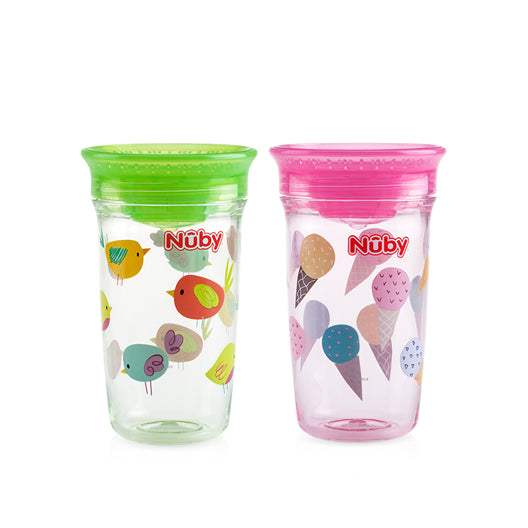 No-Spill Sippy Cup - White – Green Dazzle Baby