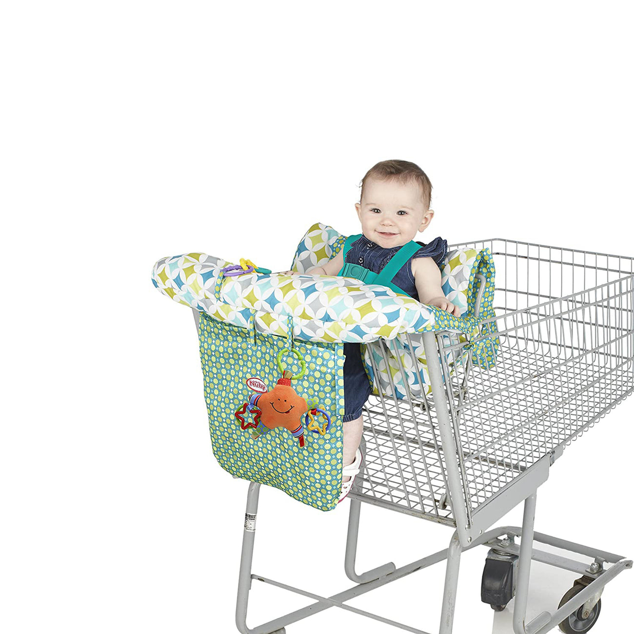 2-in-1 Universal Size Shopping Cart & High Chair Cover - Nuby US