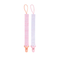 Cloth Pacifier Clip (2 Pack) - Nuby US
