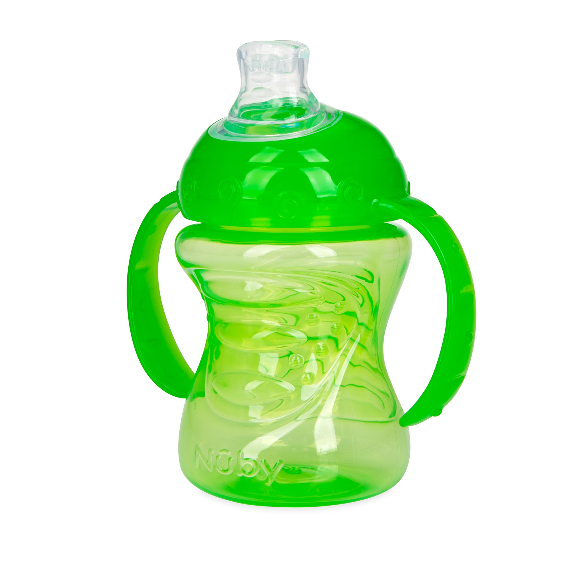 No-Spill Soft Spout Grip N' Sip Trainer Cup - Nuby US