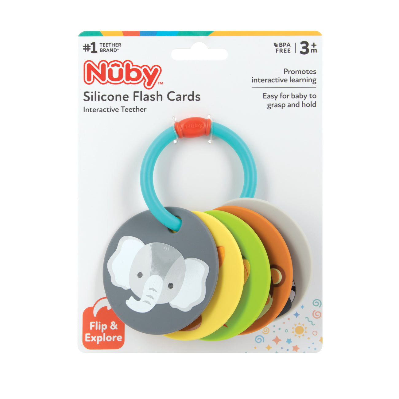 Silicone Flash Cards - Nuby US