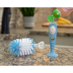 Easy Clean Soap Dispensing Brush with Suction Base - Nuby US