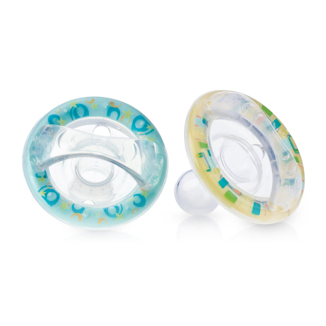 Softees Pacifier - 0-6 Months Cherry Baglet (2 Pack) - Nuby US