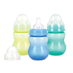 Non-Drip Wide Neck 8 oz Baby Bottle (3 Pack)