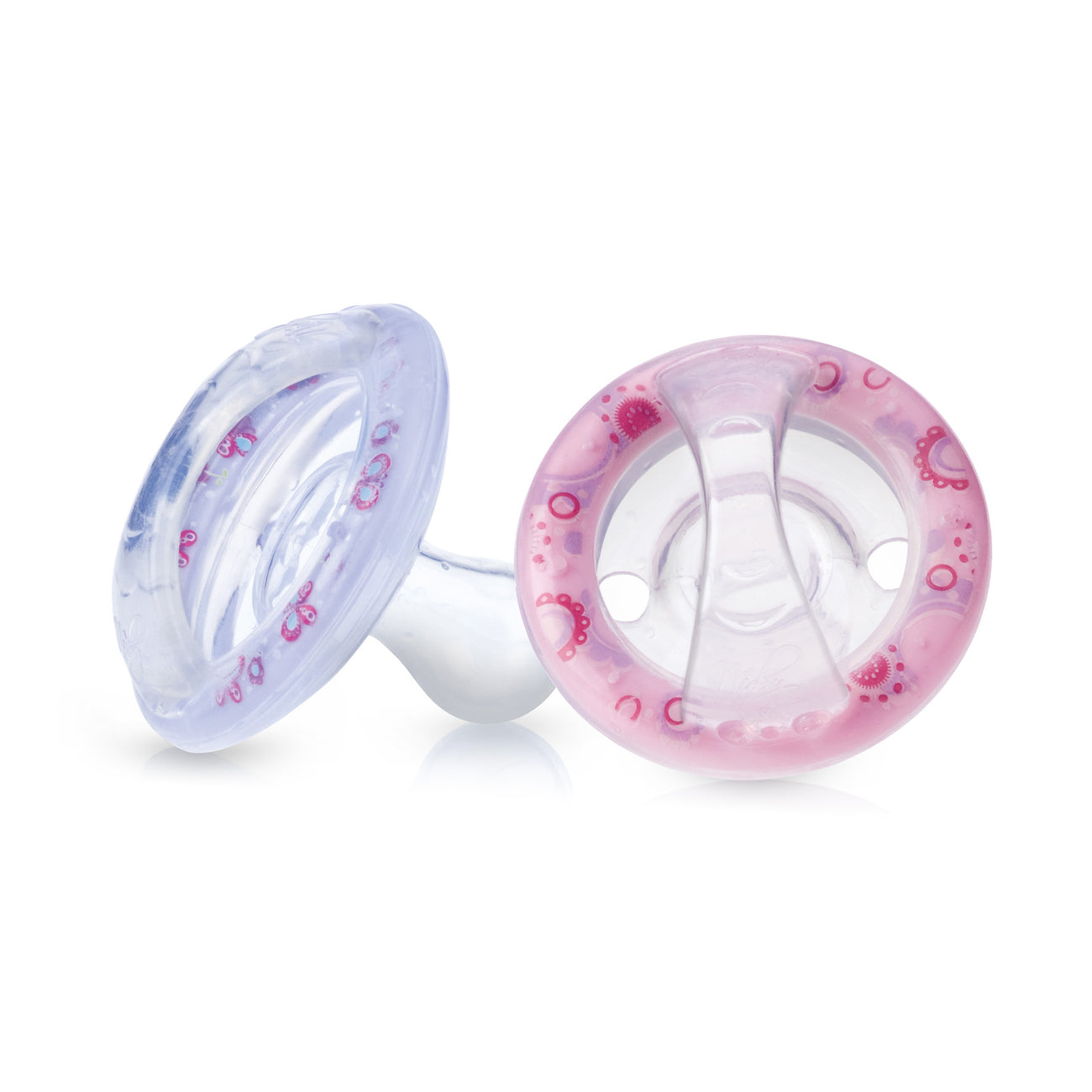 Softees Pacifier - 0-6 Months Cherry Baglet (2 Pack) - Nuby US