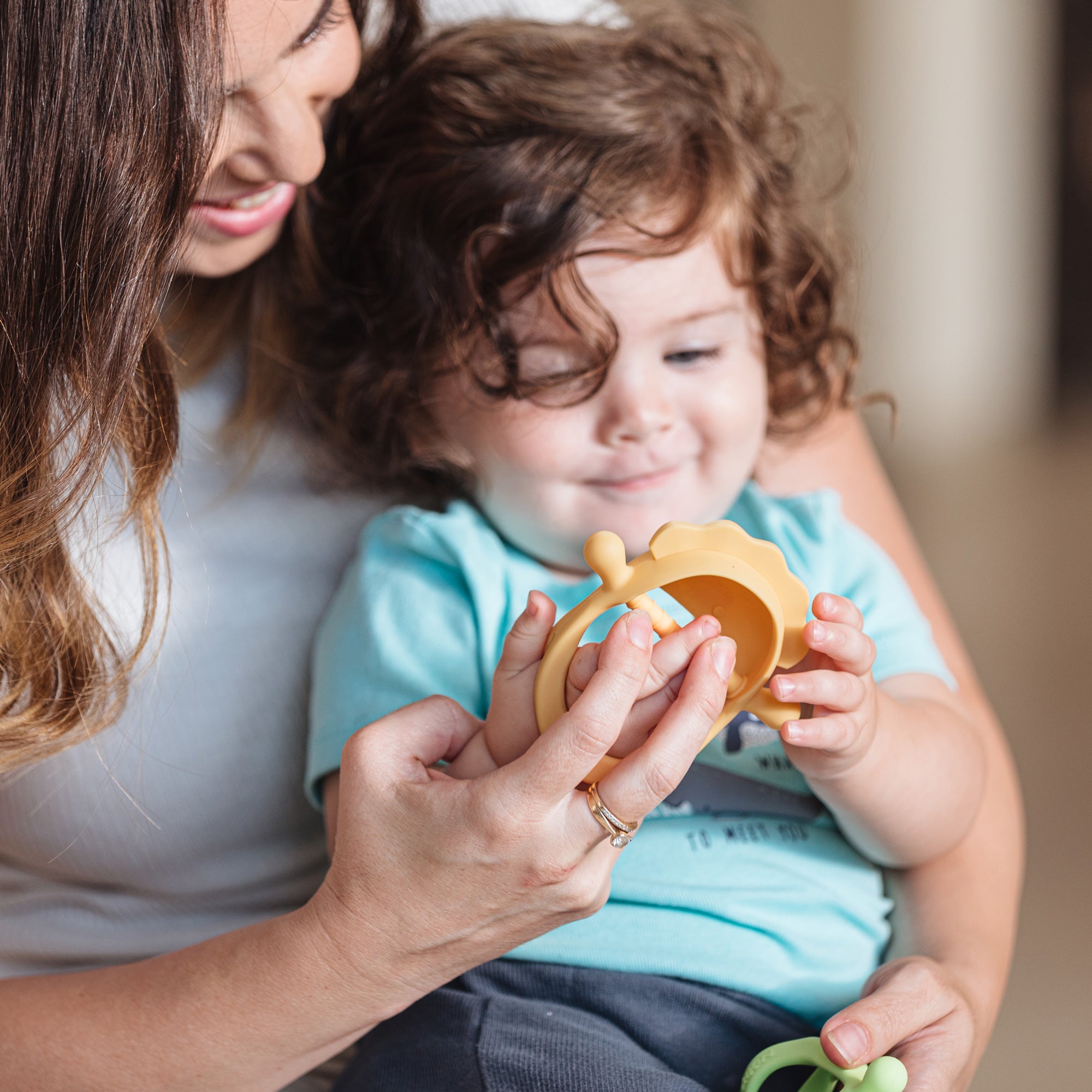 Mini Wrist Grip Teething Mitten
