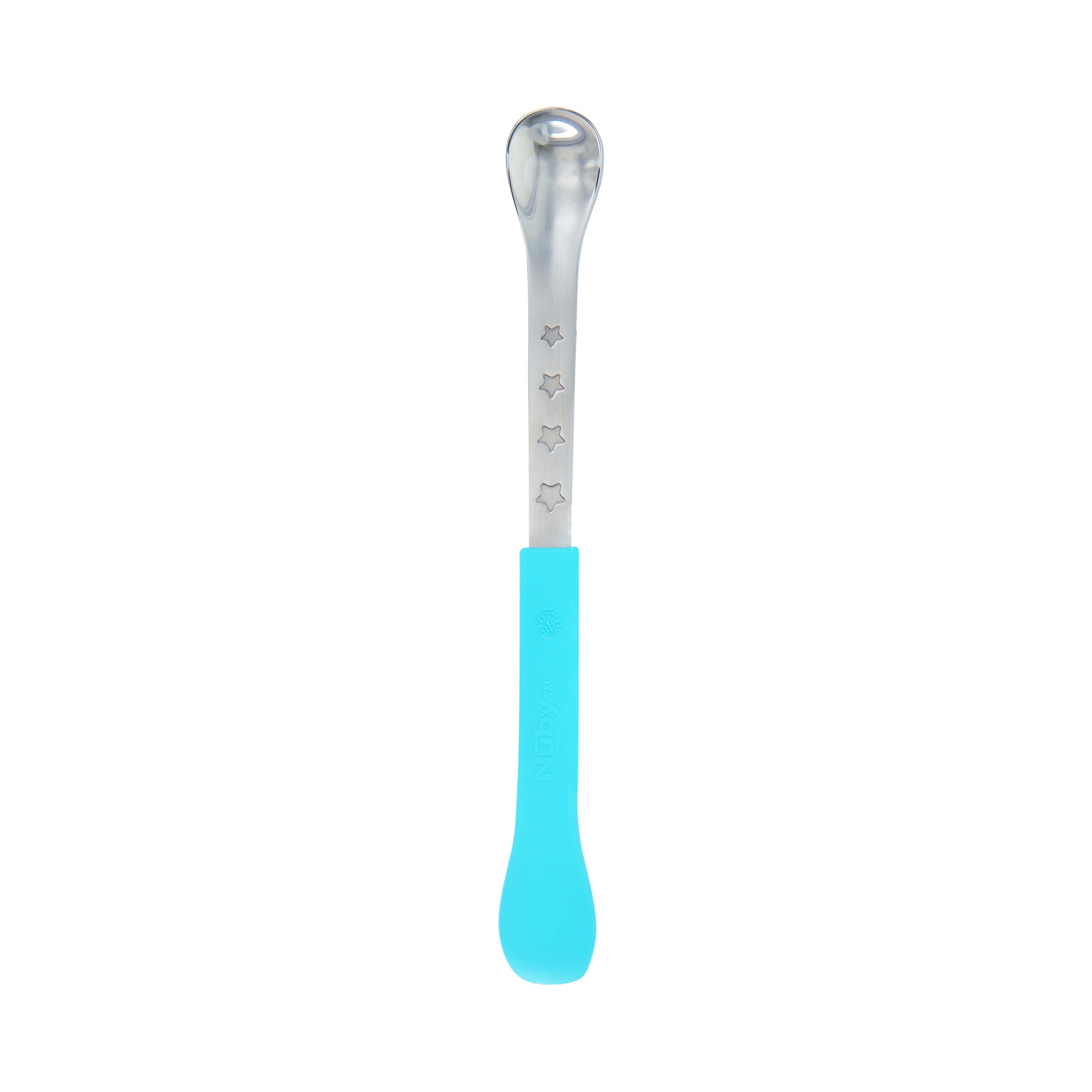 2-in-1 Silicone & Stainless Steel Feeding Spoons (3 Pack)