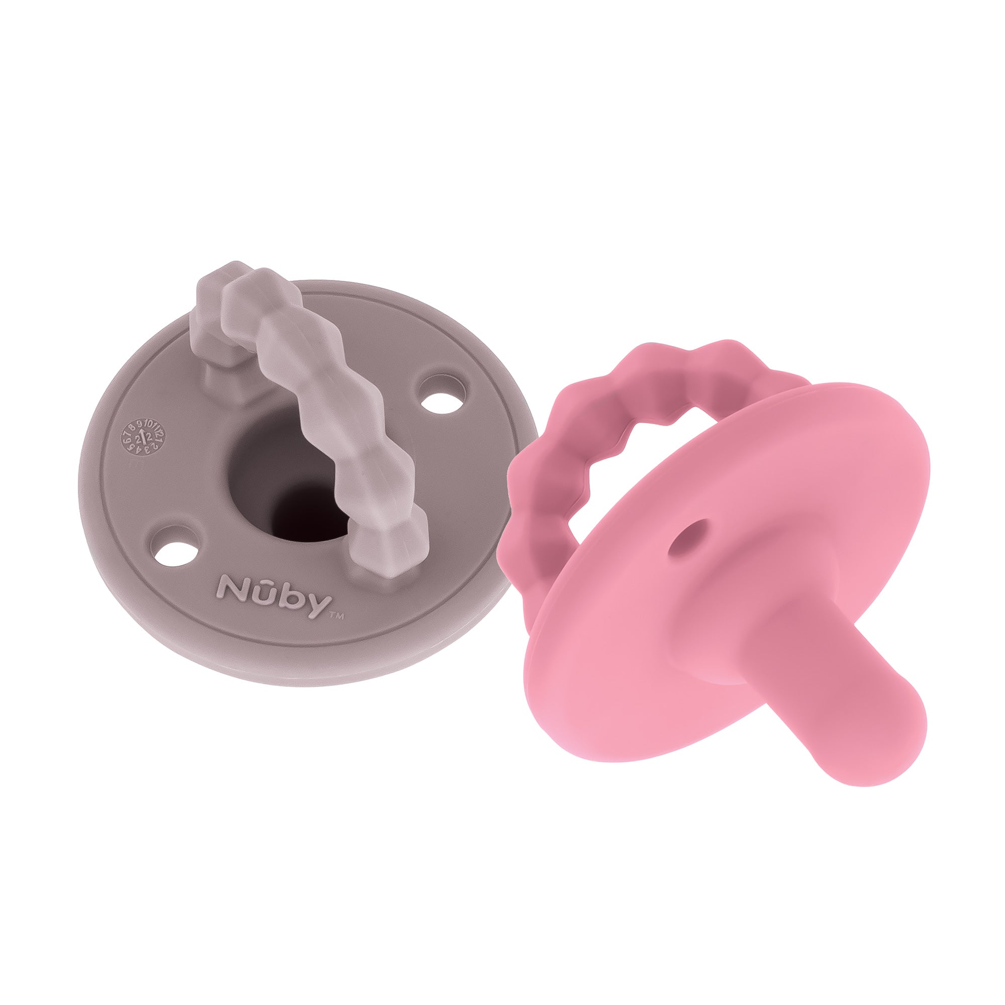 Silicone Softees Pacifier & Teether (2 Pack)