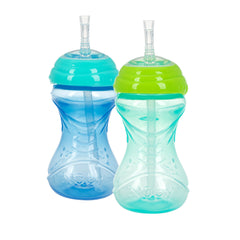 Clik-It Flex Straw Leakproof Sippy Cup (2 Pack) - Nuby US