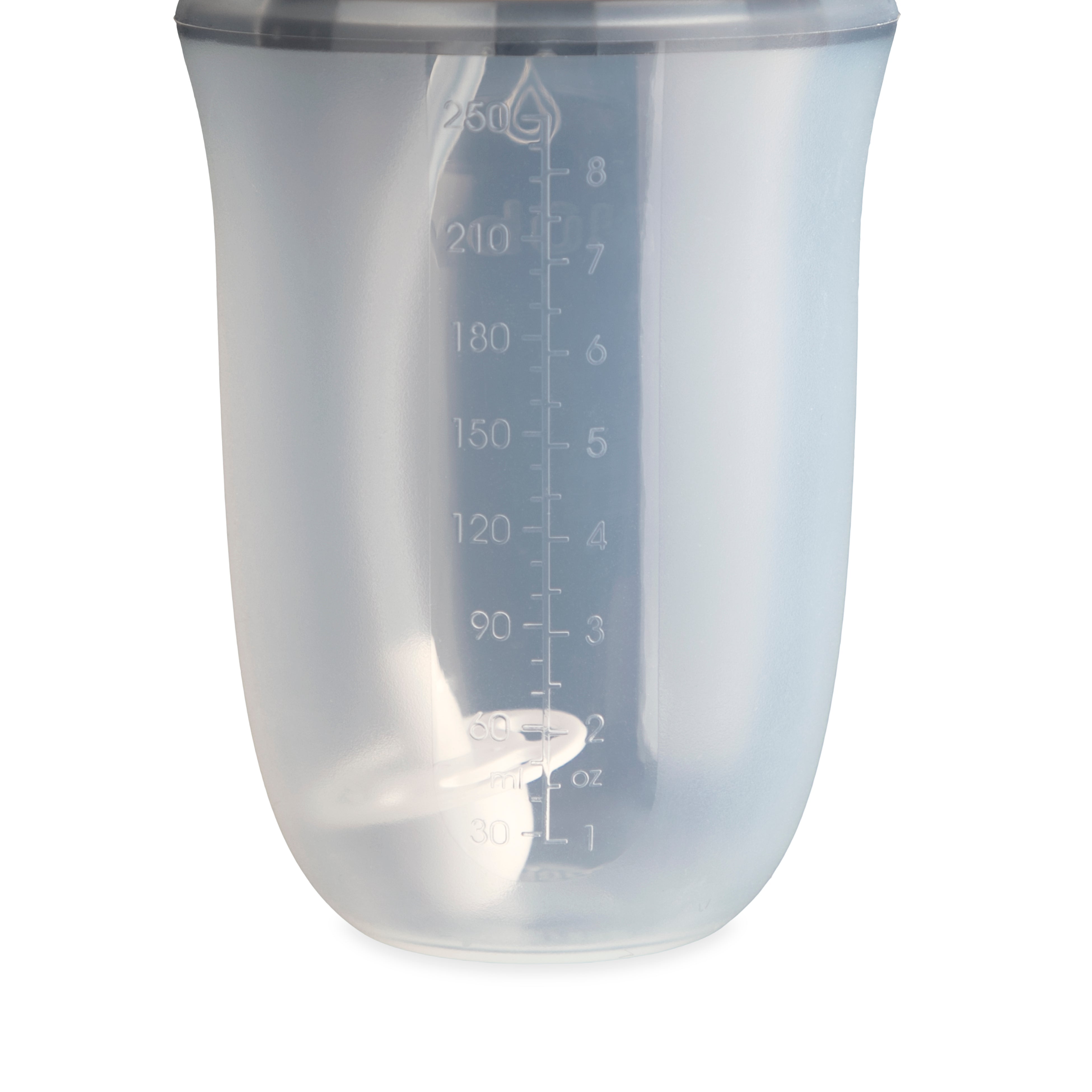 Comfort 360° PLUS+ Soft Squeezable Silicone Anti-Reflux & Anti-Colic 8oz Bottle - 2 pack - Nuby US