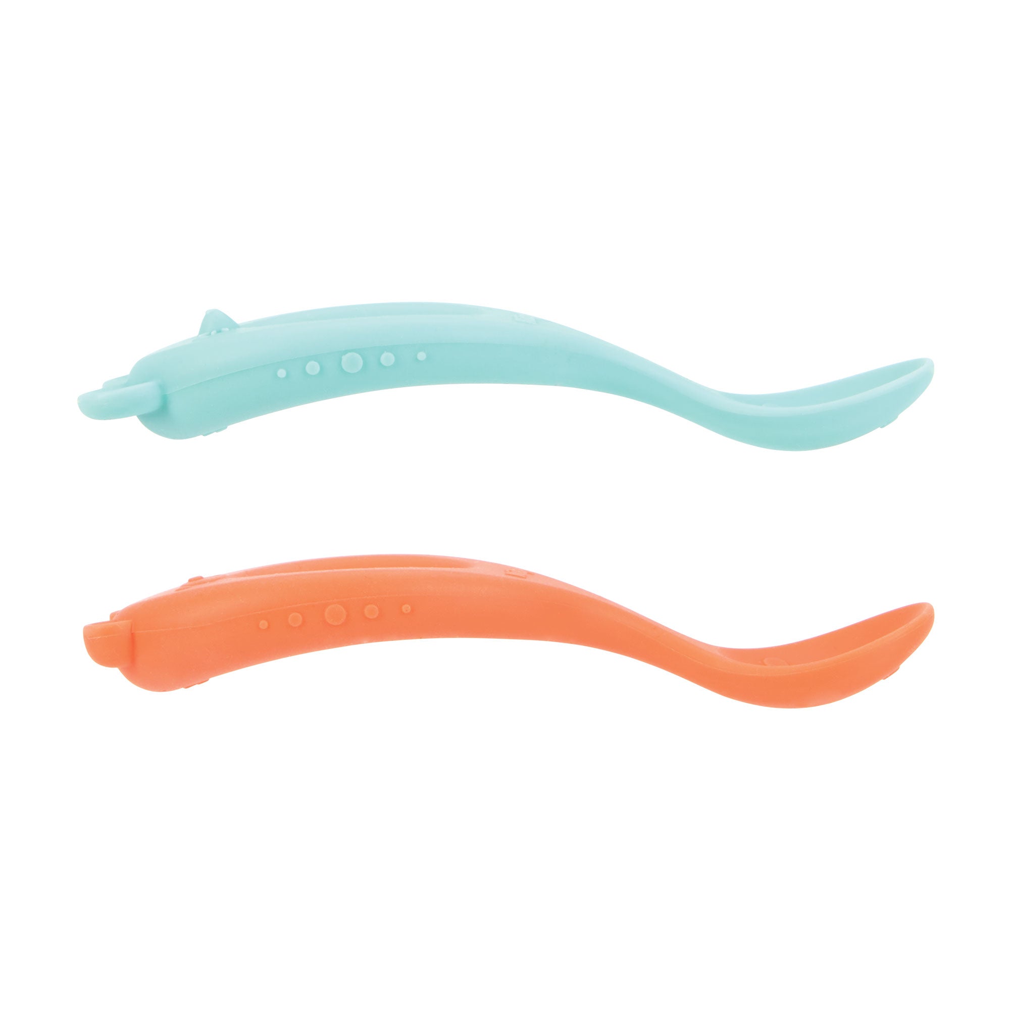 Silicone Easy Grip Spoons (2 Pack) - Nuby US