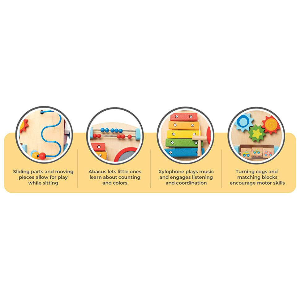 Wooden Baby Walker Discover the Magic of Learning Nuby