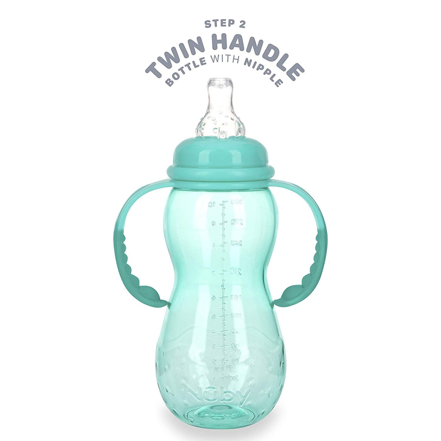 Bottle-to-Cup Standard Neck Bottle 10oz/300ml - Nuby US
