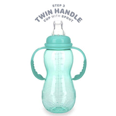 Bottle-to-Cup Standard Neck Bottle 10oz/300ml - Nuby US
