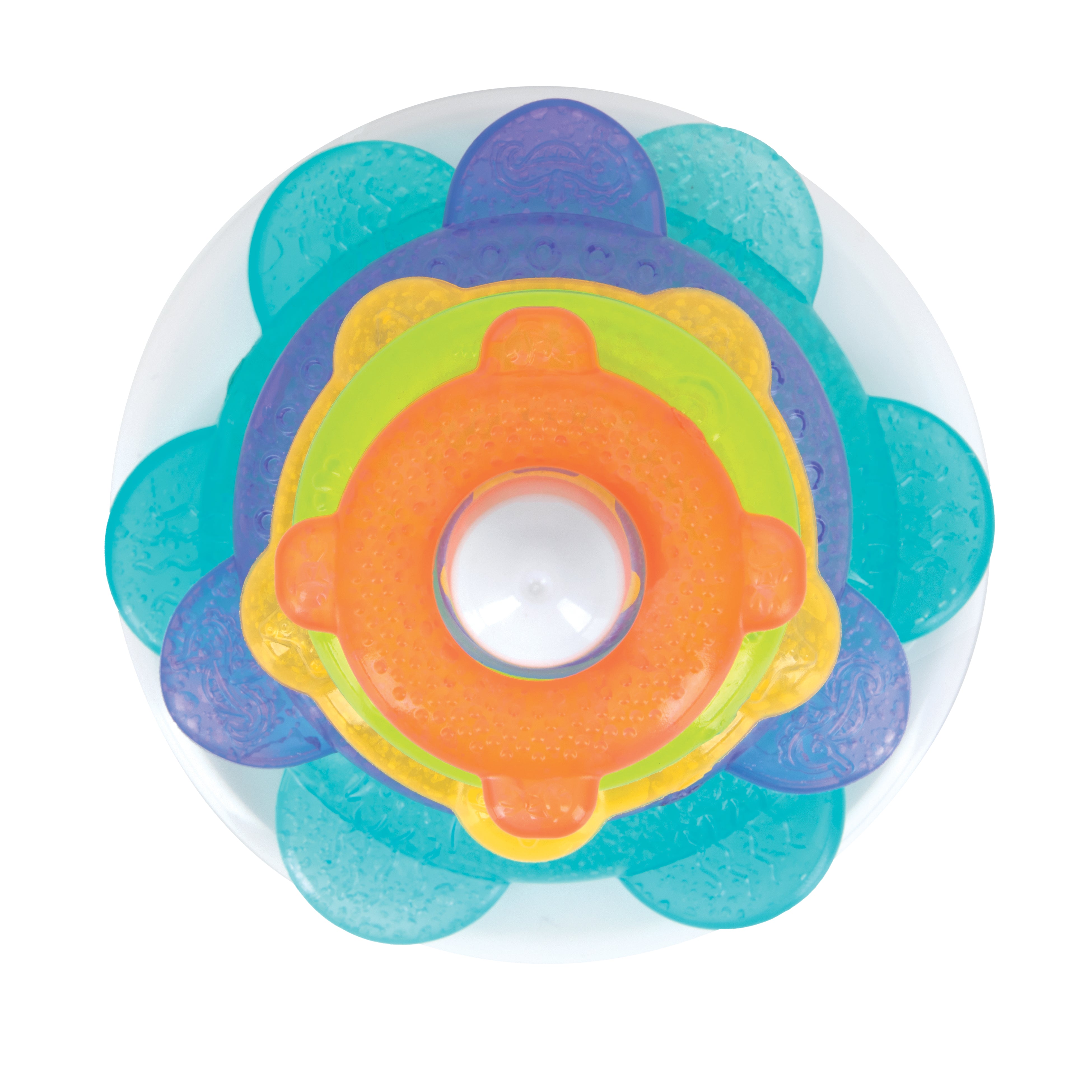 IcyBite Ocean Rings Teething and Stacking Toy - Nuby US