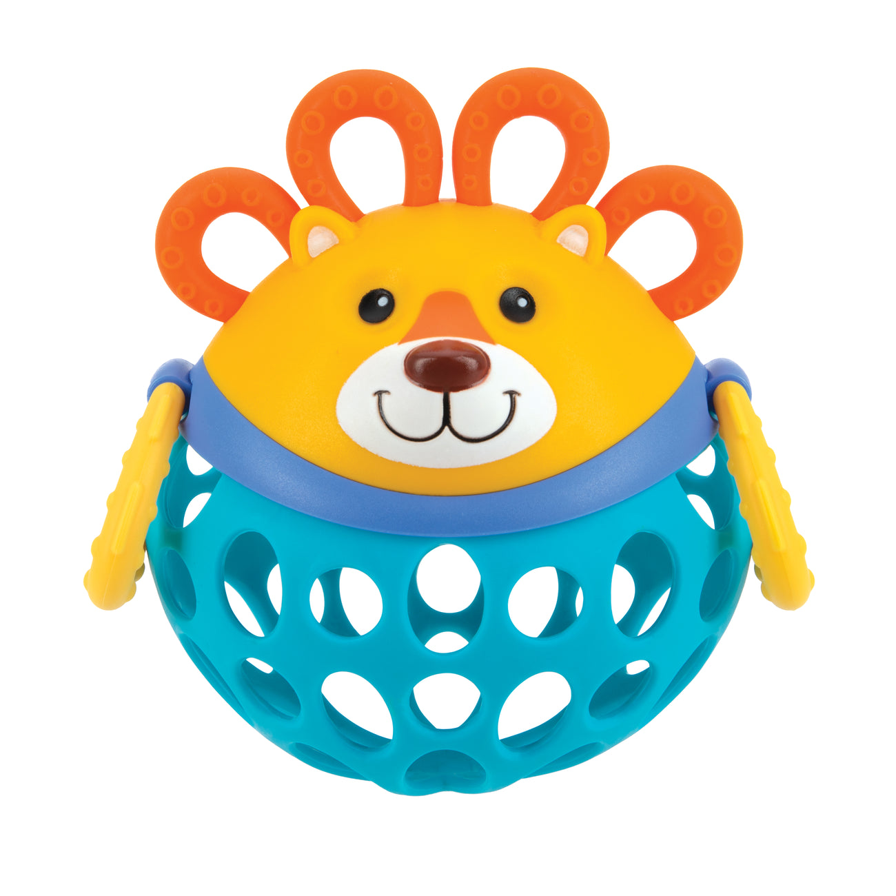 Silly Shaker Animal Rattle Toy - Lion - Nuby US