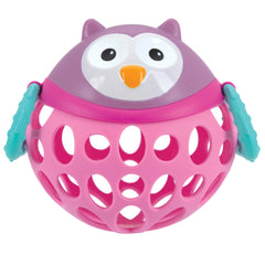 Silly Shaker Animal Rattle Toy - Owl - Nuby US