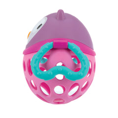 Silly Shaker Animal Rattle Toy - Owl - Nuby US