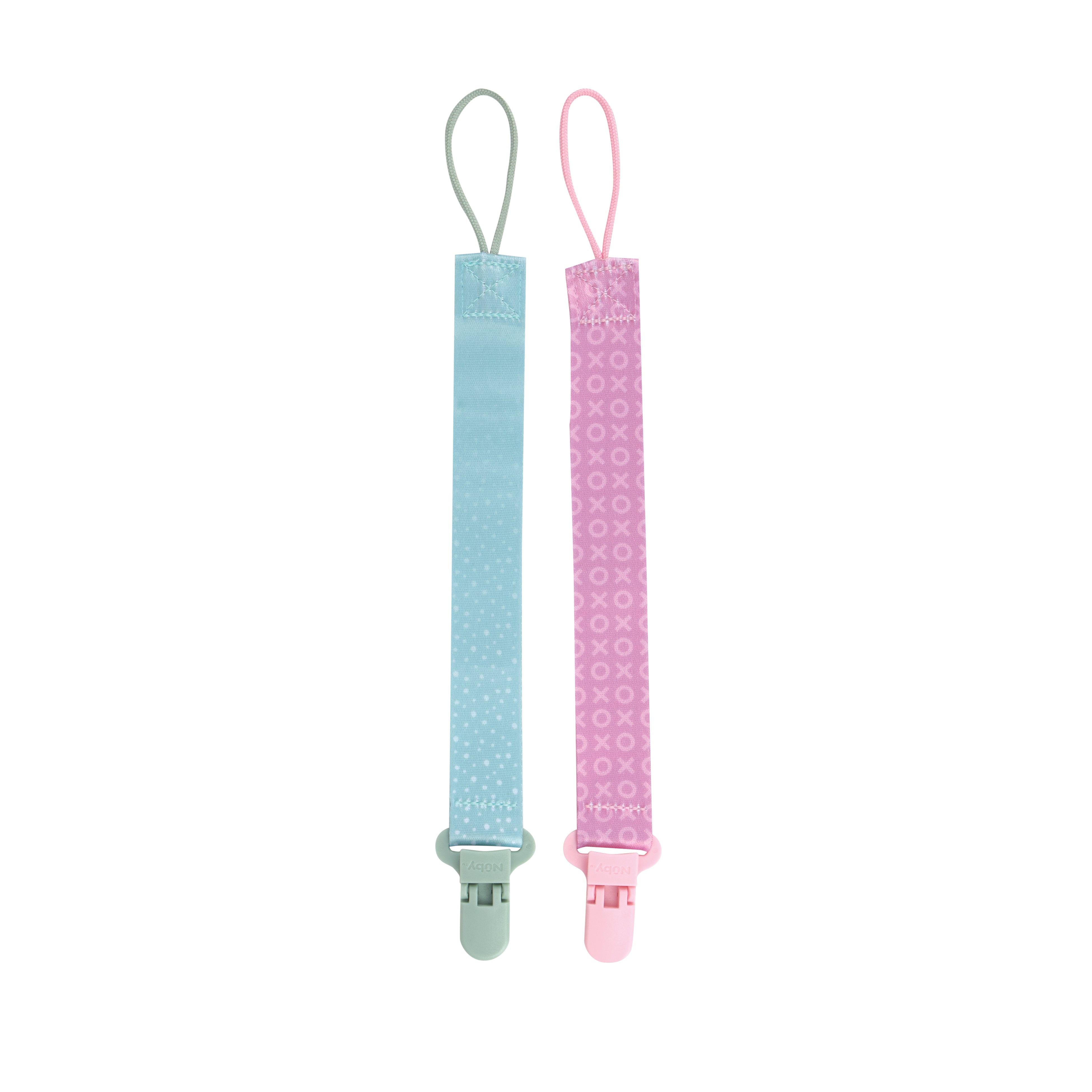 Cloth Pacifier Clip (2 Pack) - Nuby US