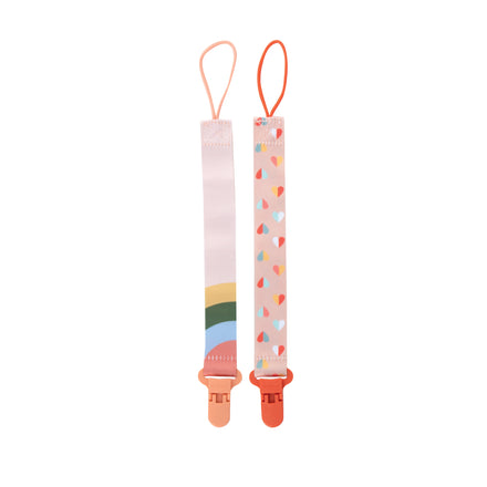 Cloth Pacifier Clip (2 Pack) - Nuby US