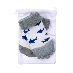 Soft Teether Sock Set with Travel Bag