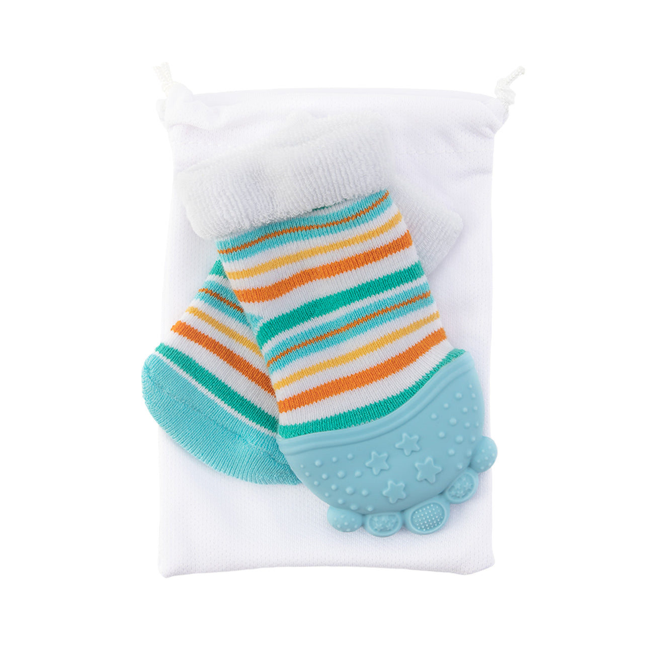 Soft Teether Sock Set with Travel Bag
