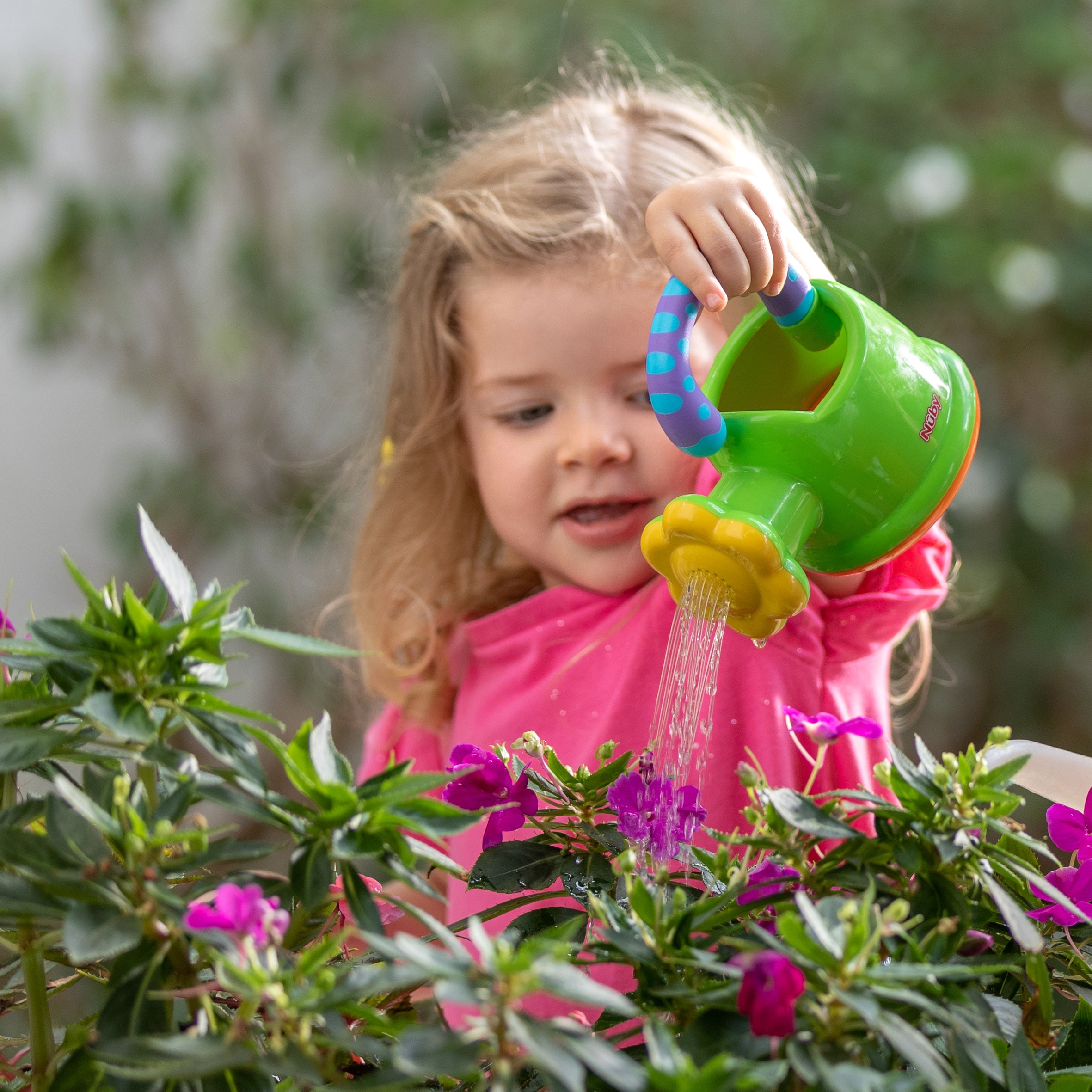 Nuby fun watering can bath sale toy