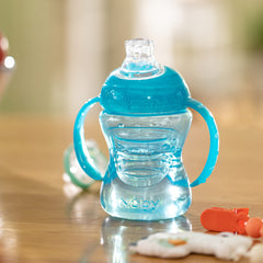 No-Spill Soft Spout Grip N' Sip Trainer Cup - Nuby US