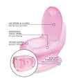 My Real Potty Training Toilet with Life-Like Flush Button & Sound - Nuby US